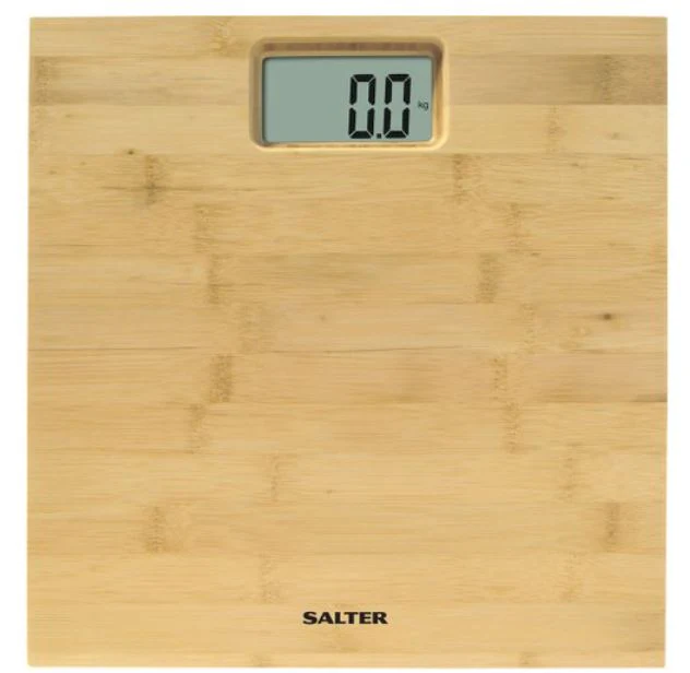 Salter 9086 Bamboo Electronic Bathroom Scales