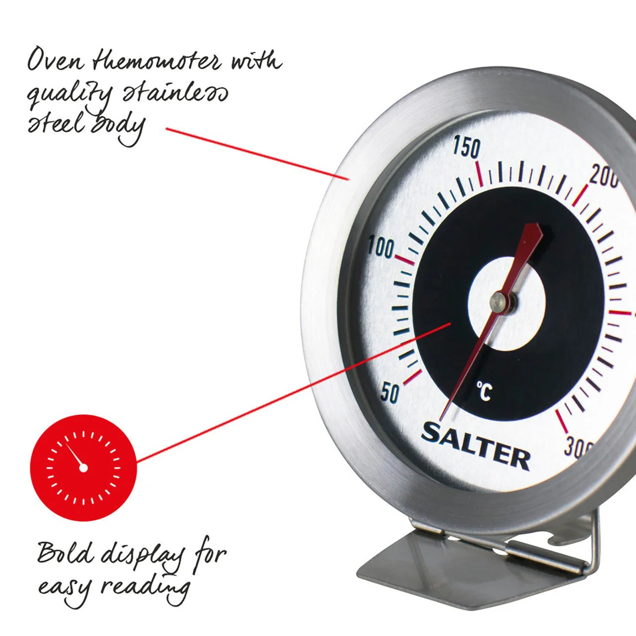Salter Analogue Oven Thermometer 50°C - 300°C - Image 2