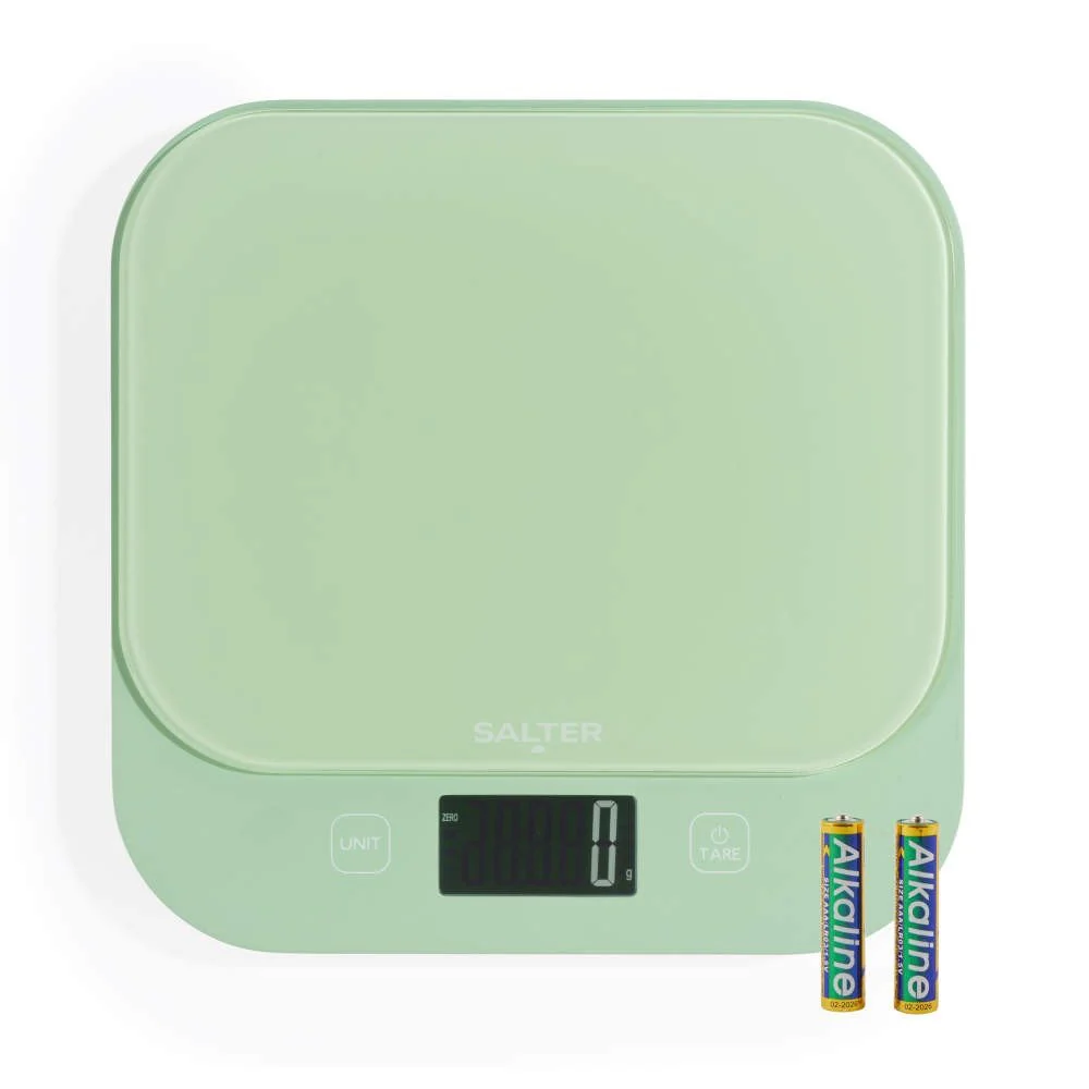 Salter Bakes Digital Kitchen Scale – Green