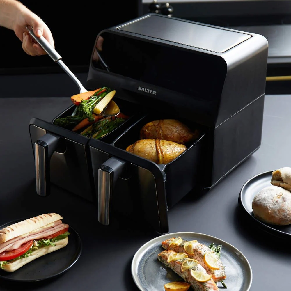 Salter Dual Air Pro Air Fryer - 7.6L - Image 3