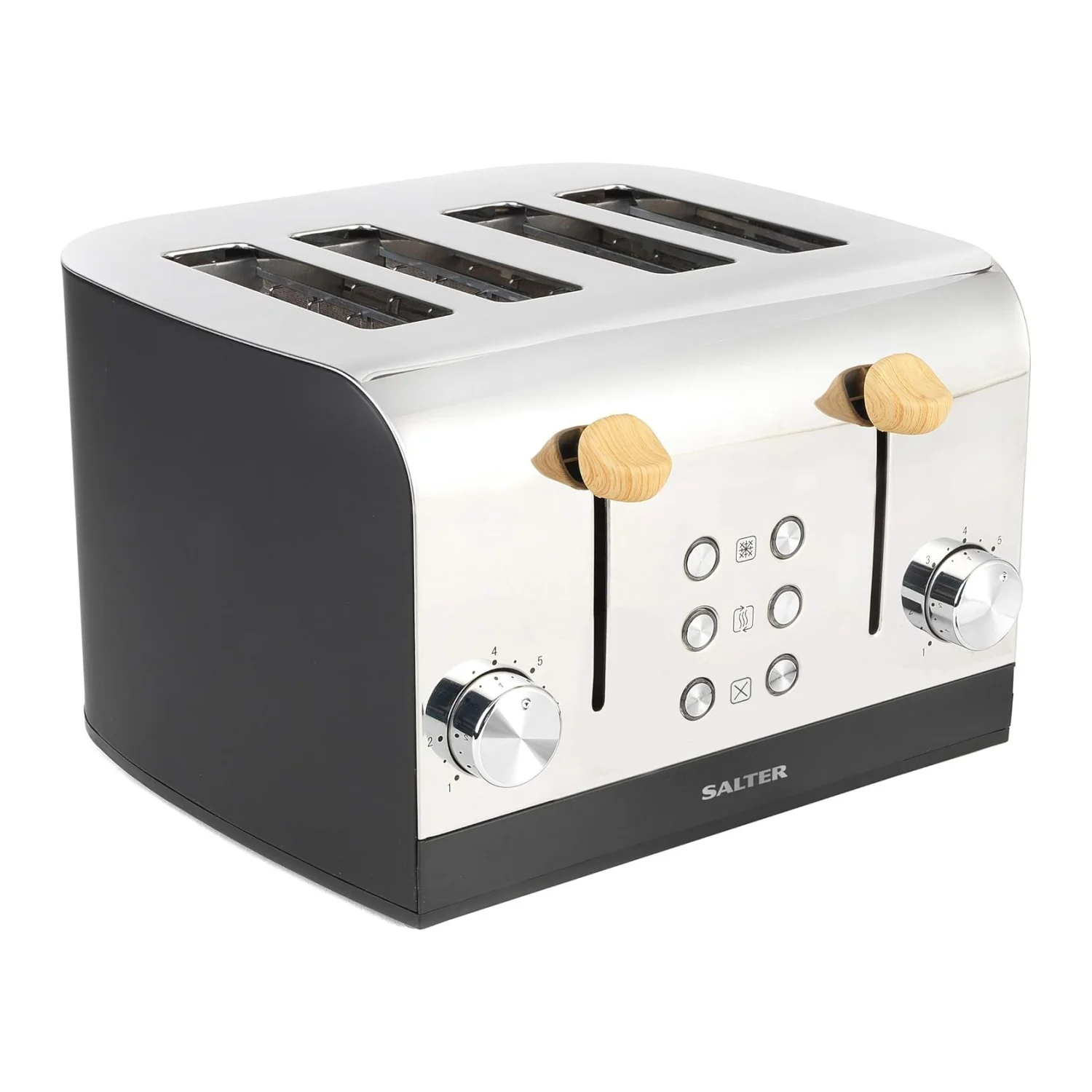 Salter EK3619BLACK Skandi 4 Slice Toaster