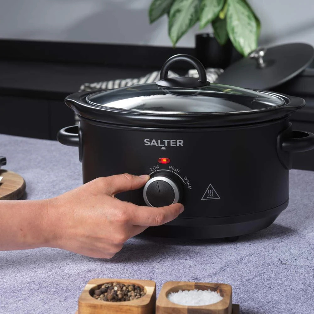 Salter Kuro 3.5L Slow Cooker - Black - Image 4