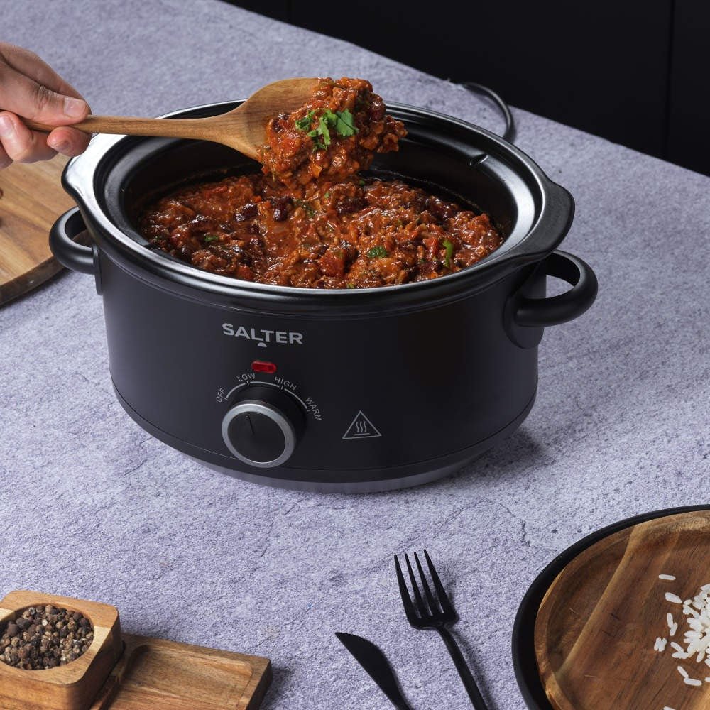 Salter Kuro 3.5L Slow Cooker - Black - Image 5