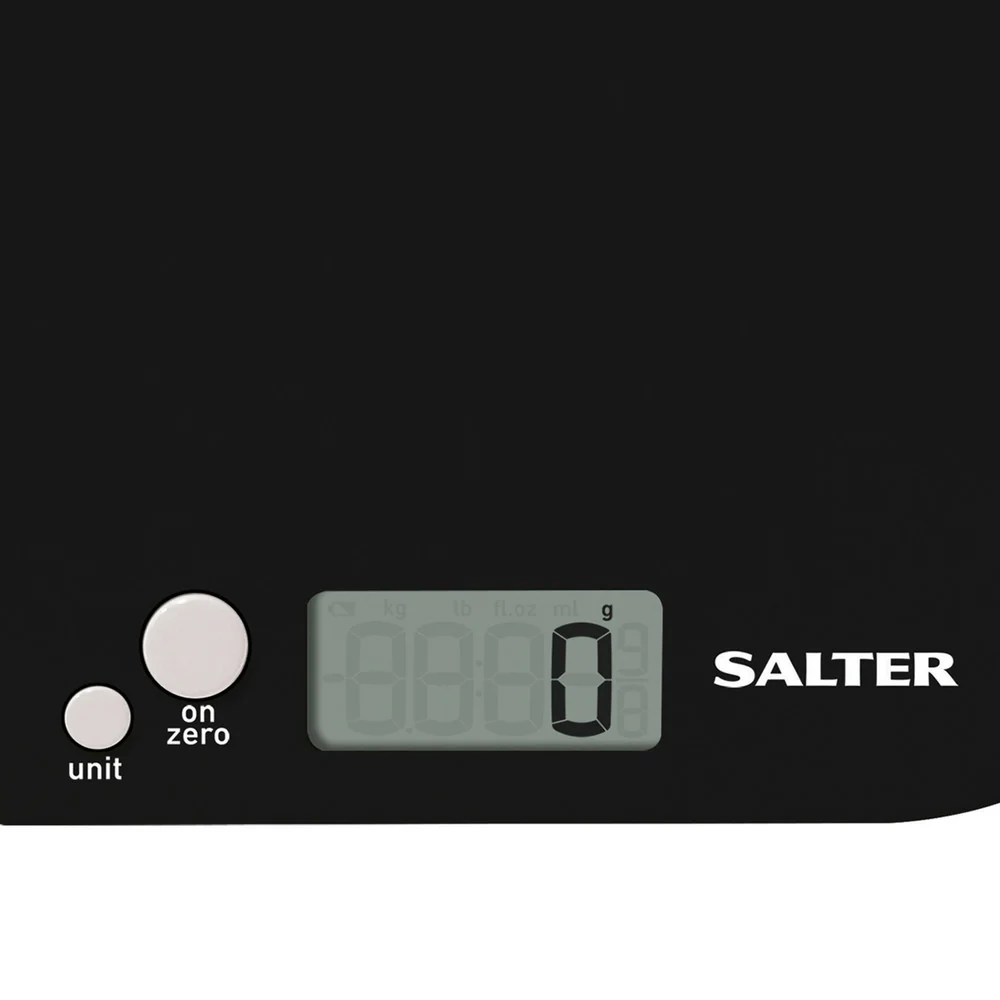 Salter Leaf Digital Kitchen Scale - Black - Image 4