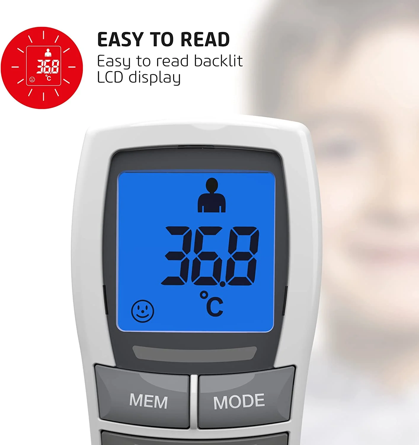 Salter No Touch Infrared Thermometer - Image 5