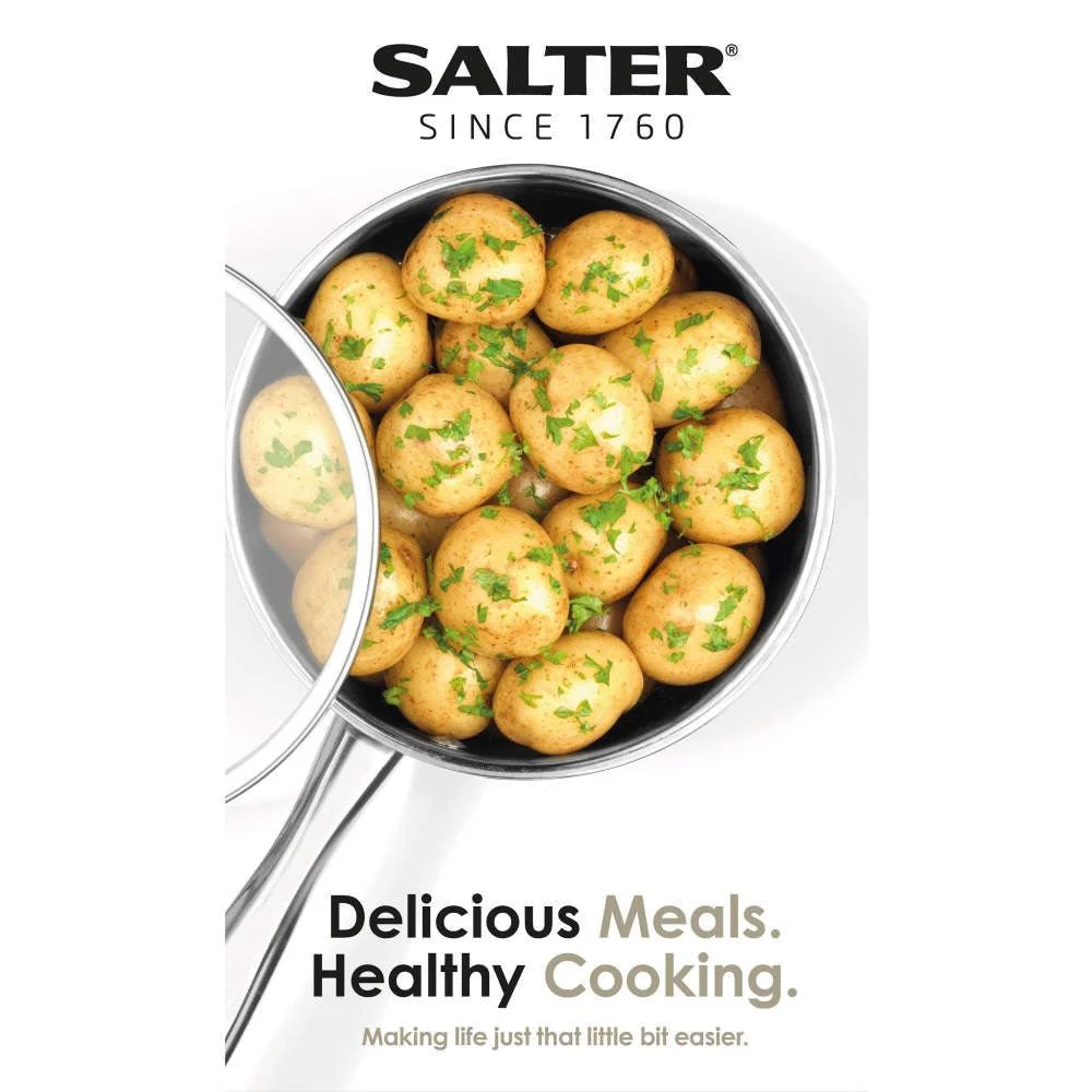 Salter Timeless Collection Stainless Steel 5 Piece Pan Set - Image 2