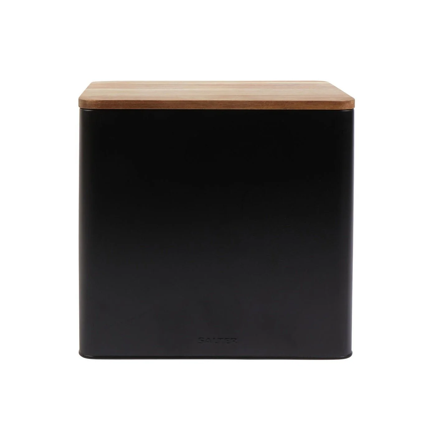 Salter Toronto Bread Bin – Black/Wooden