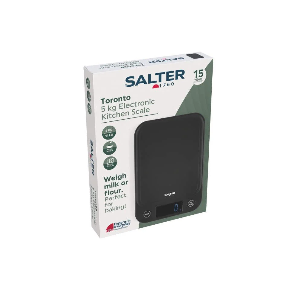 Salter Toronto Digital Kitchen Scale – Black - Image 7