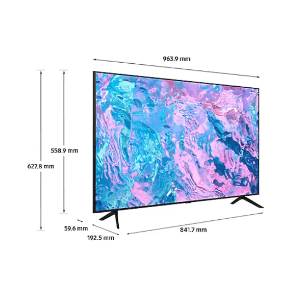 Samsung  2023 43” CU7100 UHD 4K HDR Smart TV - Image 2