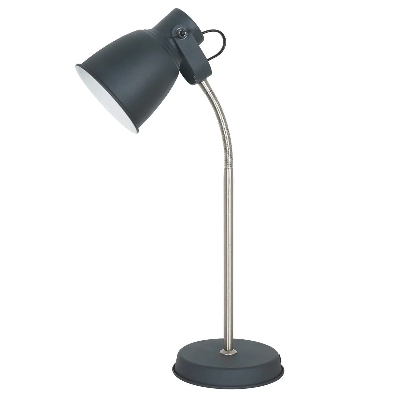 Sand Black And Nickle Table Lamp