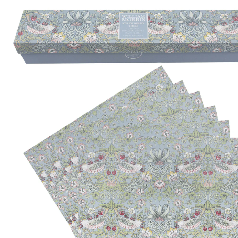 Scented Drawer Liners – William Morris Strawberry Thief