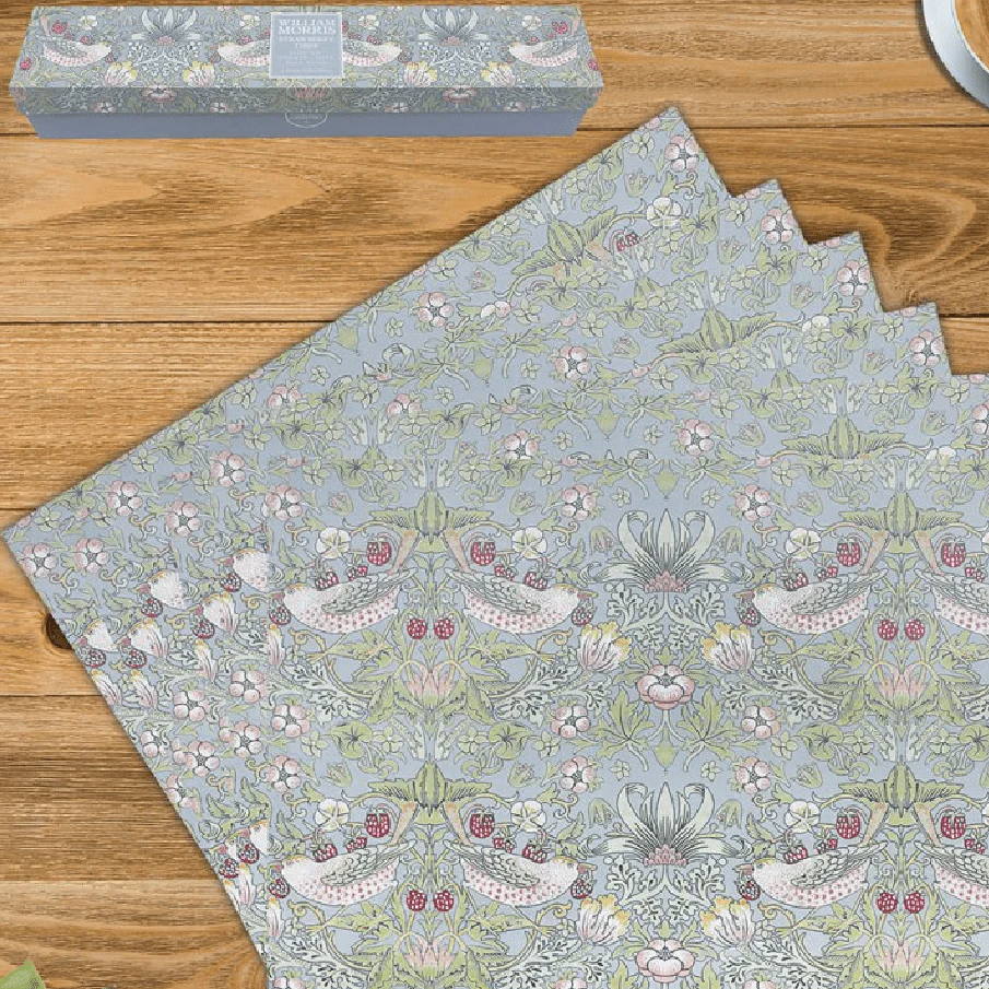 Scented Drawer Liners – William Morris Strawberry Thief - Image 2