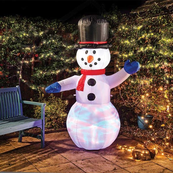 Self-Inflating Snowman Jumbo 120cm