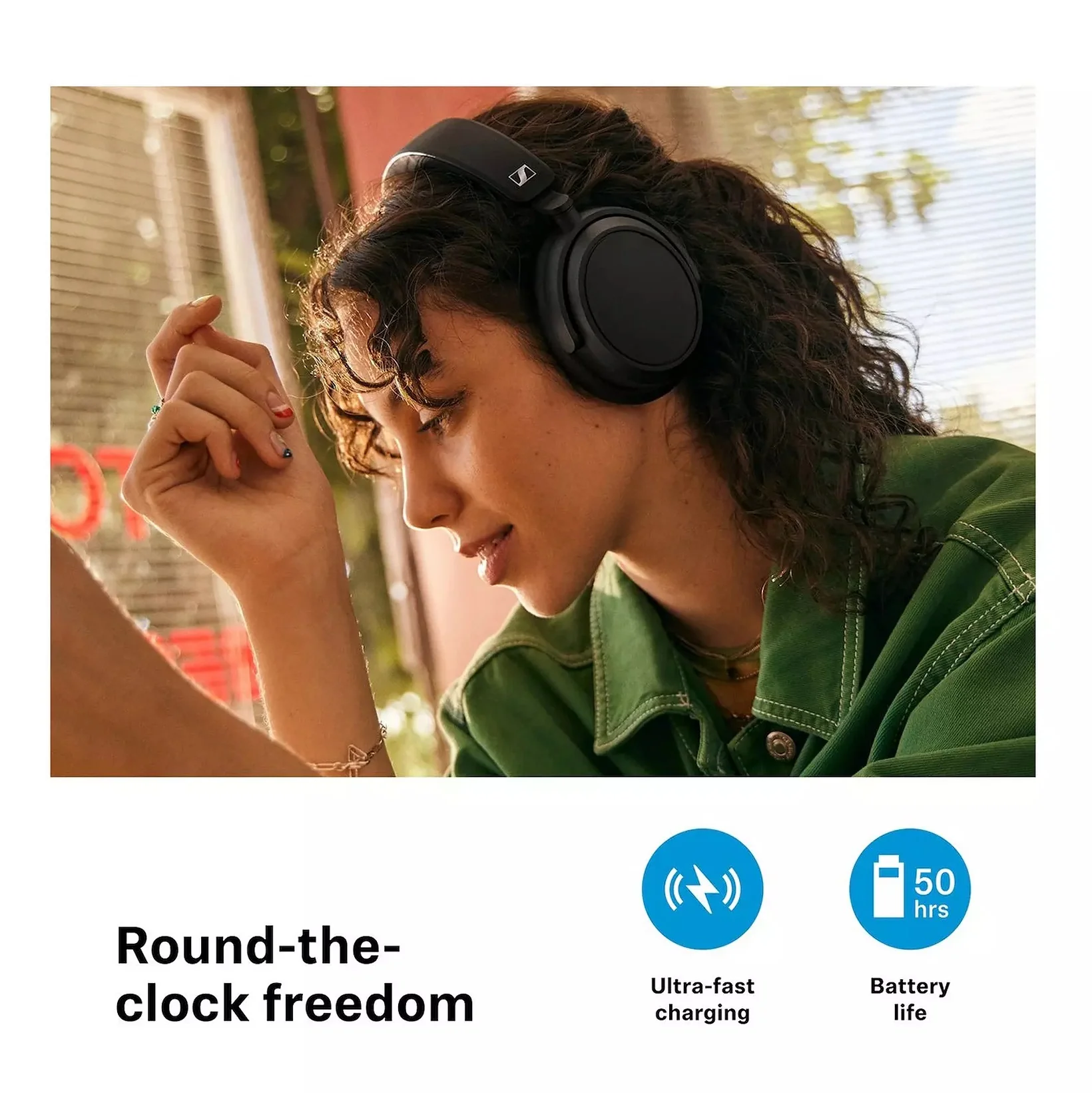 Sennheiser Accentum Plus Wireless Bluetooth Headphones - Image 4