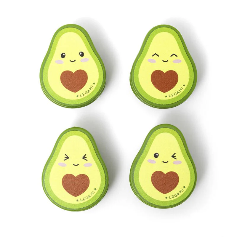 Set of Bag Clips 4pc Avocado