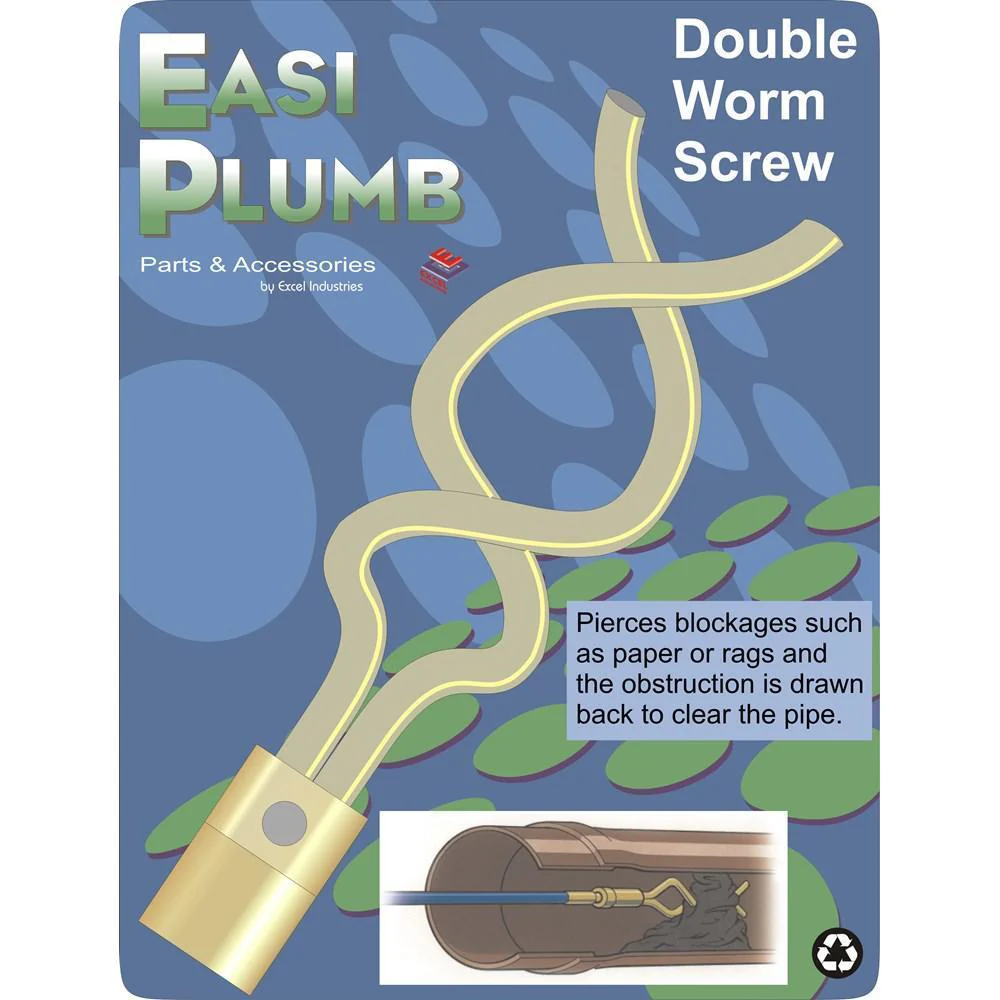 Sewer Rod Double Worm Screw EPTDWS