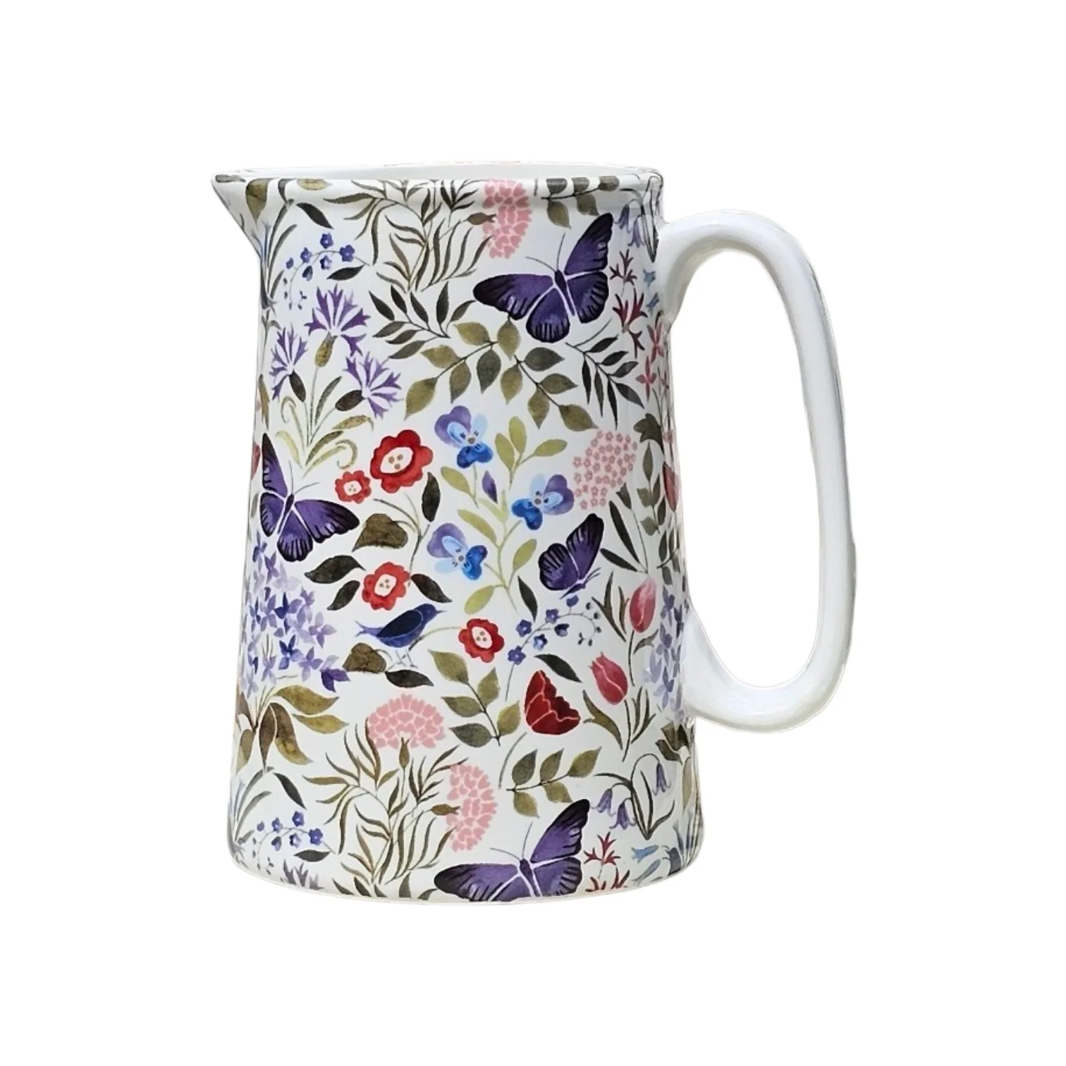 Shannonbridge Pottery Butterfly Garden 1 Pint Jug