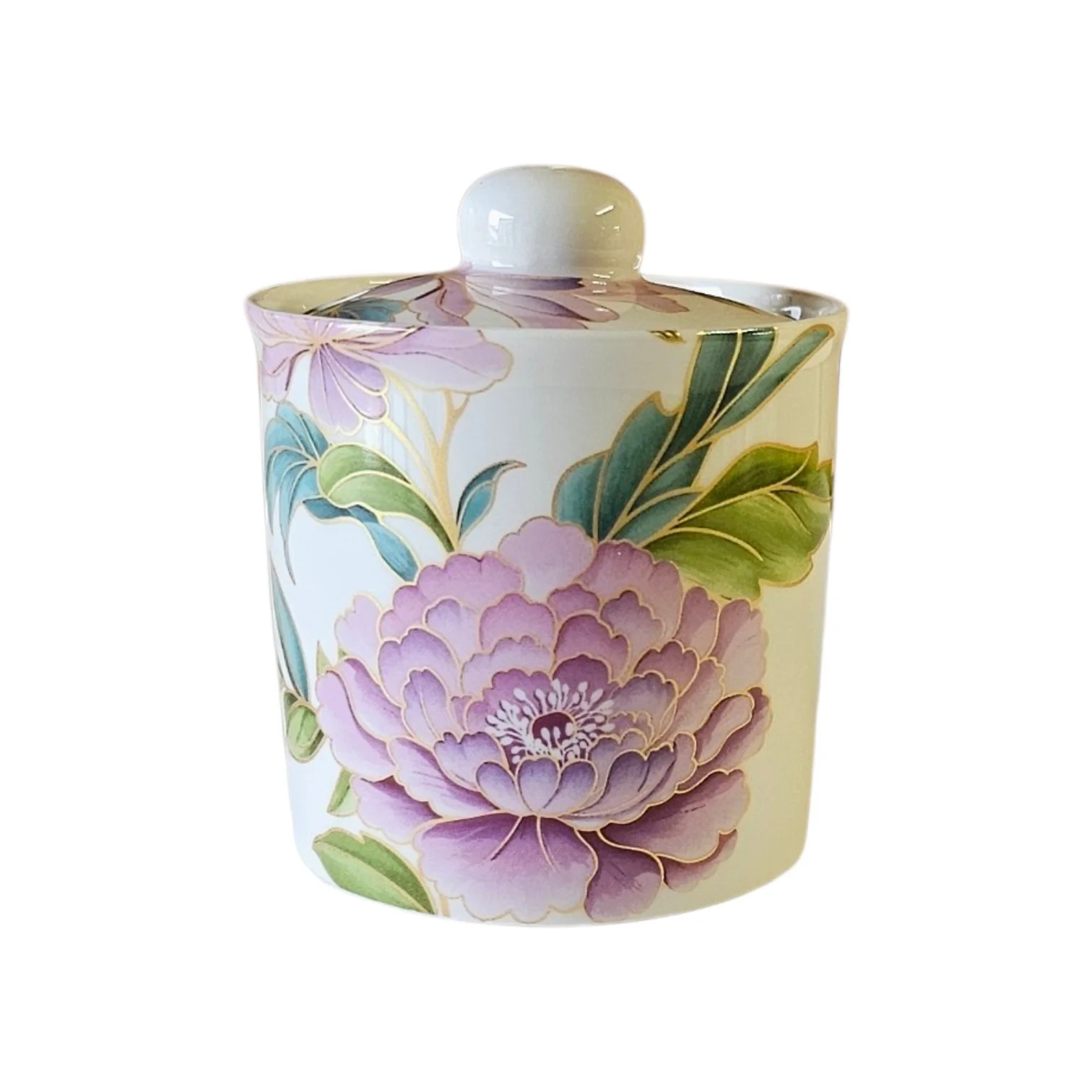 Shannonbridge Pottery Pink Blush Covered Sugar Bowl