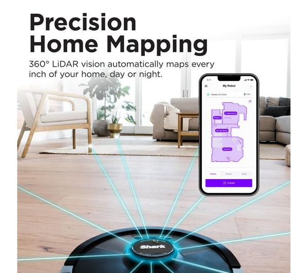 Shark Matrix Plus 2-in-1 Robot Vacuum & Mop - Smart Navigation | RV2620WDUK - Image 7