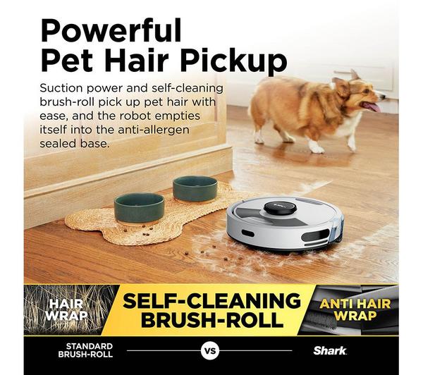 Shark Matrix Plus 2-in-1 Robot Vacuum & Mop White | RV2620WDUKWH - Image 8