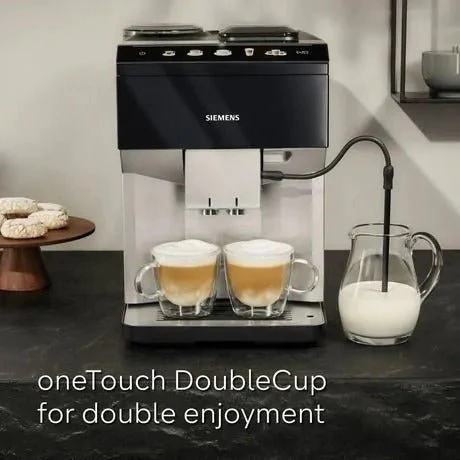 Siemens TP515GB1 Bean to Cup Coffee Machine – Black / Silver - Image 2