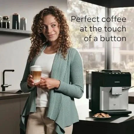 Siemens TP515GB1 Bean to Cup Coffee Machine – Black / Silver - Image 6