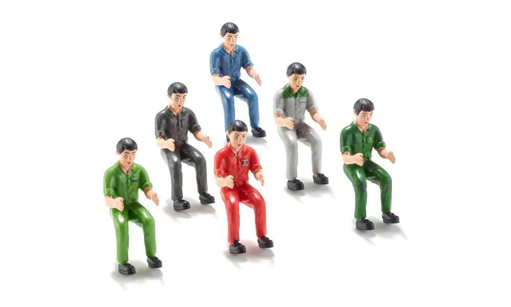 SIKU 1:32 SIKU SET 6 TRACTOR DRIVERS 7071