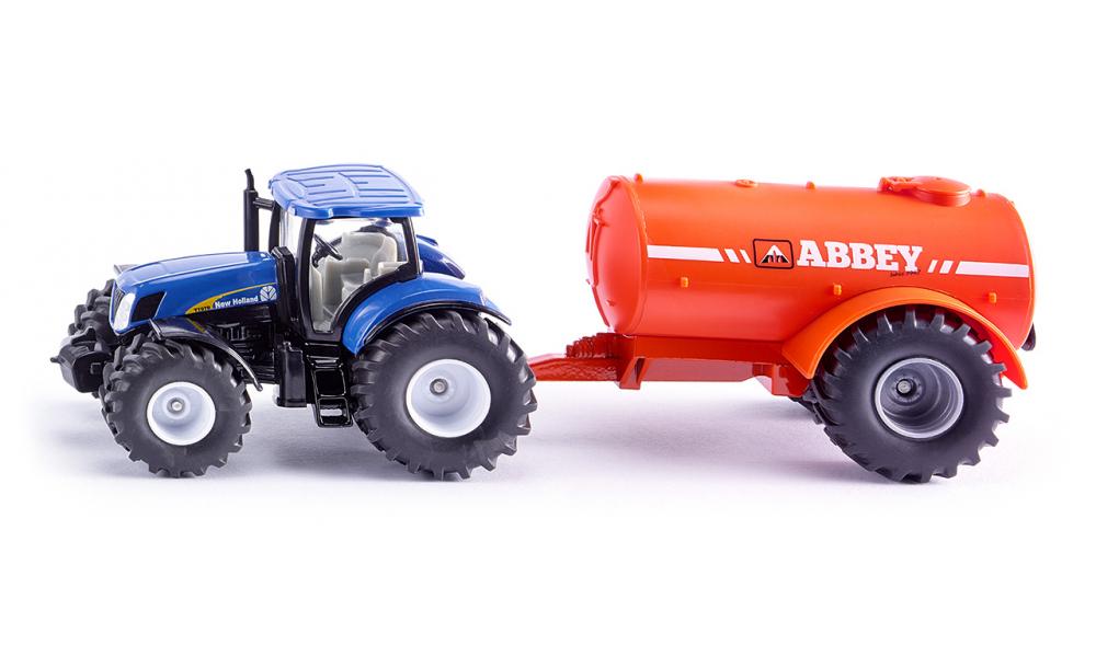 Siku 1:50 New Holland Tractor with Single Axle Abbey tanker