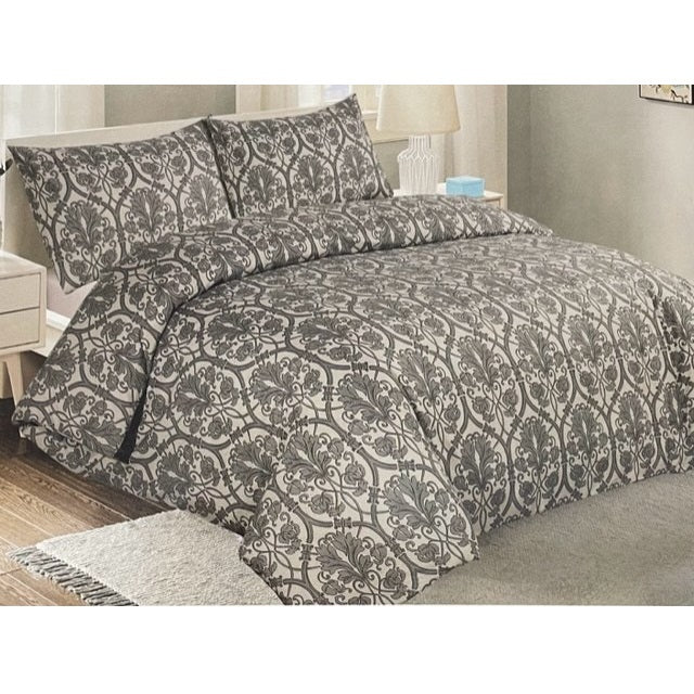 Sleepdown Timeless Grey Duvet Set Kingsize