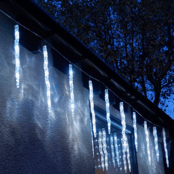 Smart Icicle Lights Cool/Multi - Set of 10, Low Voltage - Image 3