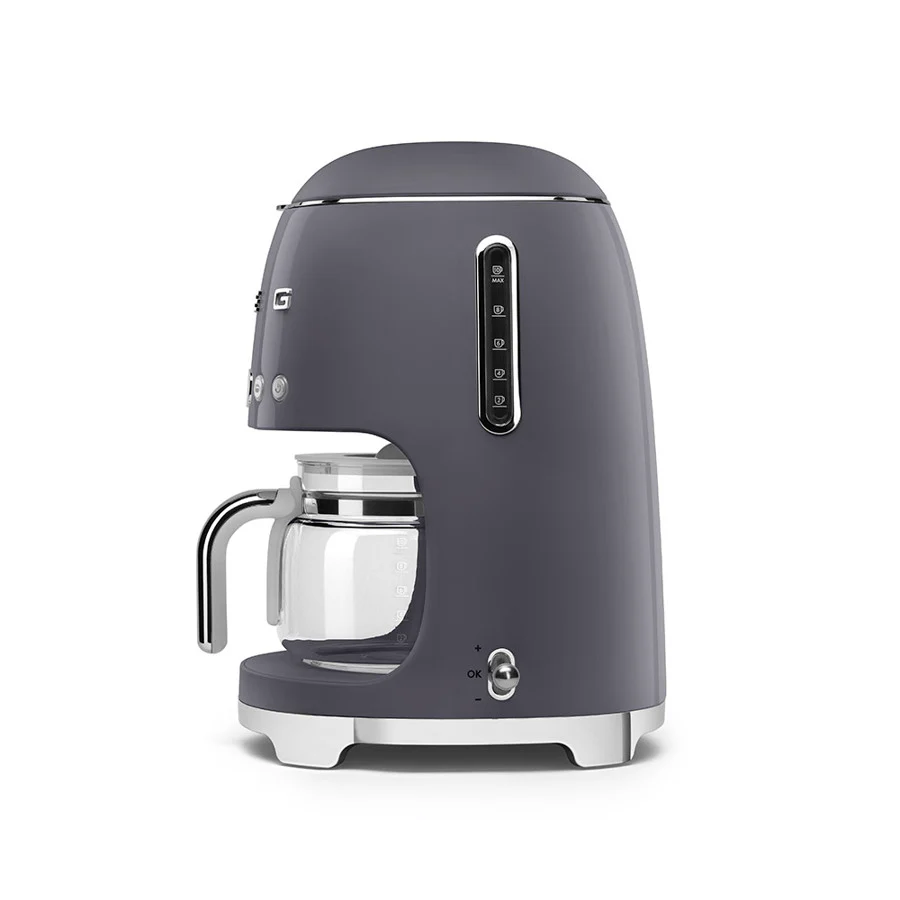 Smeg DCF02GRUK Drip Coffee Machine in Grey - Image 2