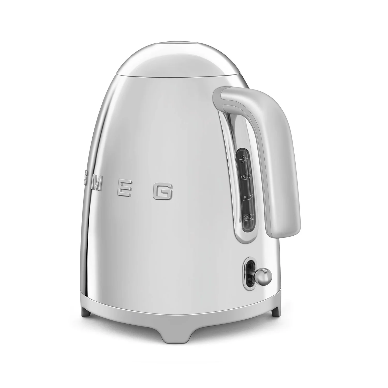 Smeg Retro 50's Style 1.7 Litre Kettle | Polished Stainless Steel - Image 2