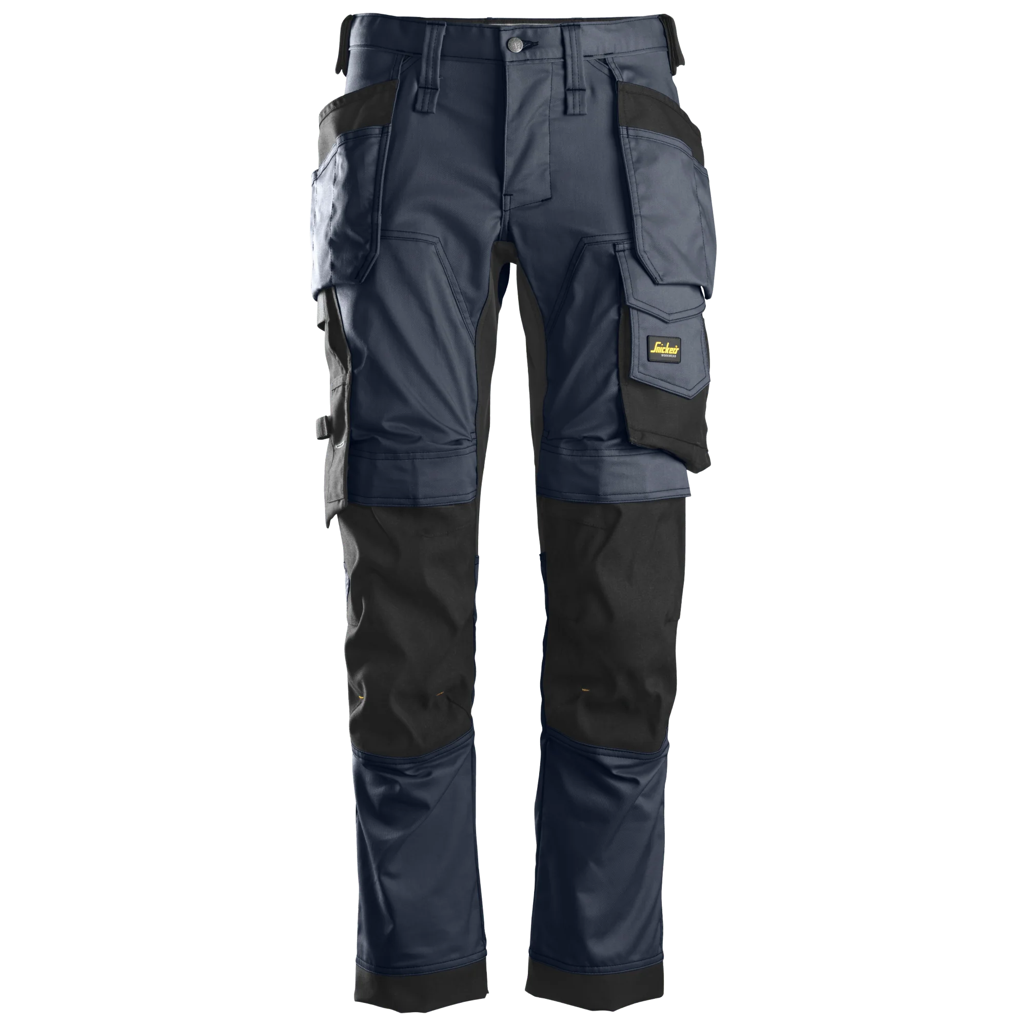 Snickers 6241 Slim-Fit Stretch Trousers with Holster Pockets Navy & Black SZ92 W31 / L30