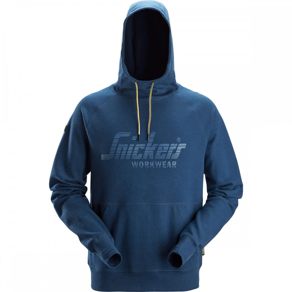 Snickers Logo Hoodie 2894 Deep Blue - Size X-Large