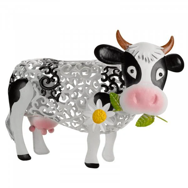 Solar Silhouette Daisy Cow - Image 3
