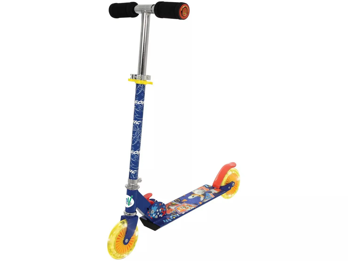Sonic Folding Inline Scooter with Light up Wheels