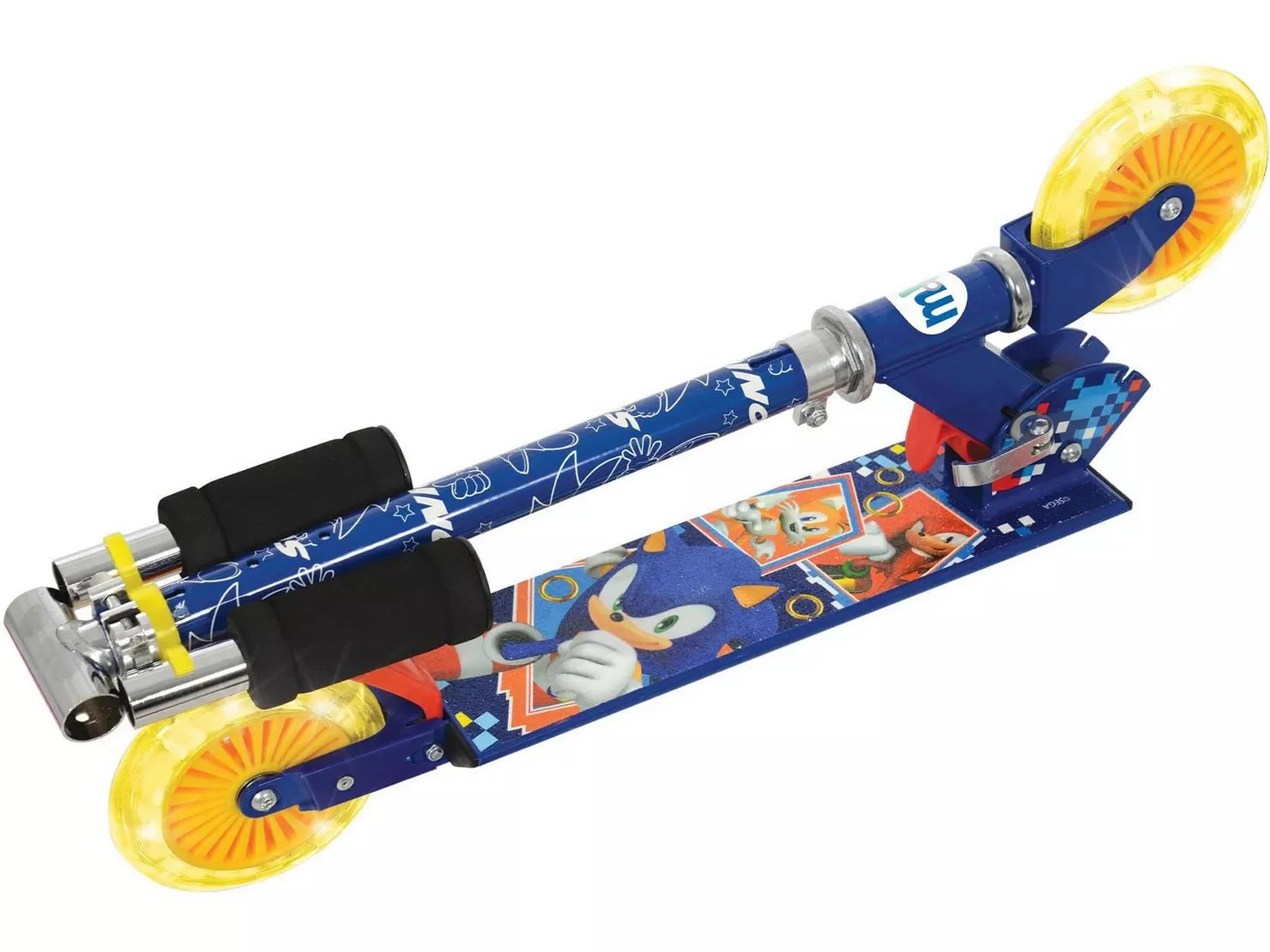 Sonic Folding Inline Scooter with Light up Wheels - Image 2