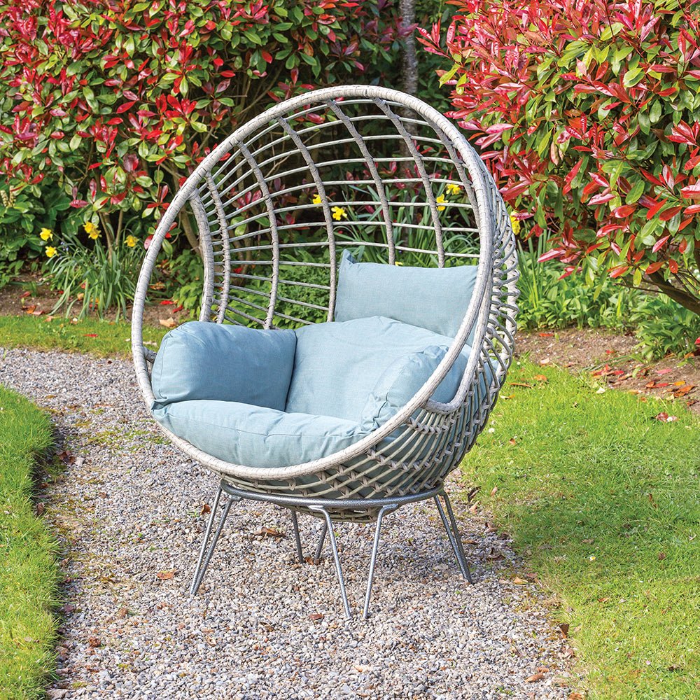 Sorrento Wicker Hanging Egg Chair - Image 2