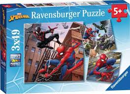 Spiderman 3X49 Piece Puzzle