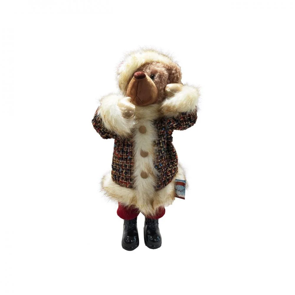 Standing Bear Dark Red - 60cm