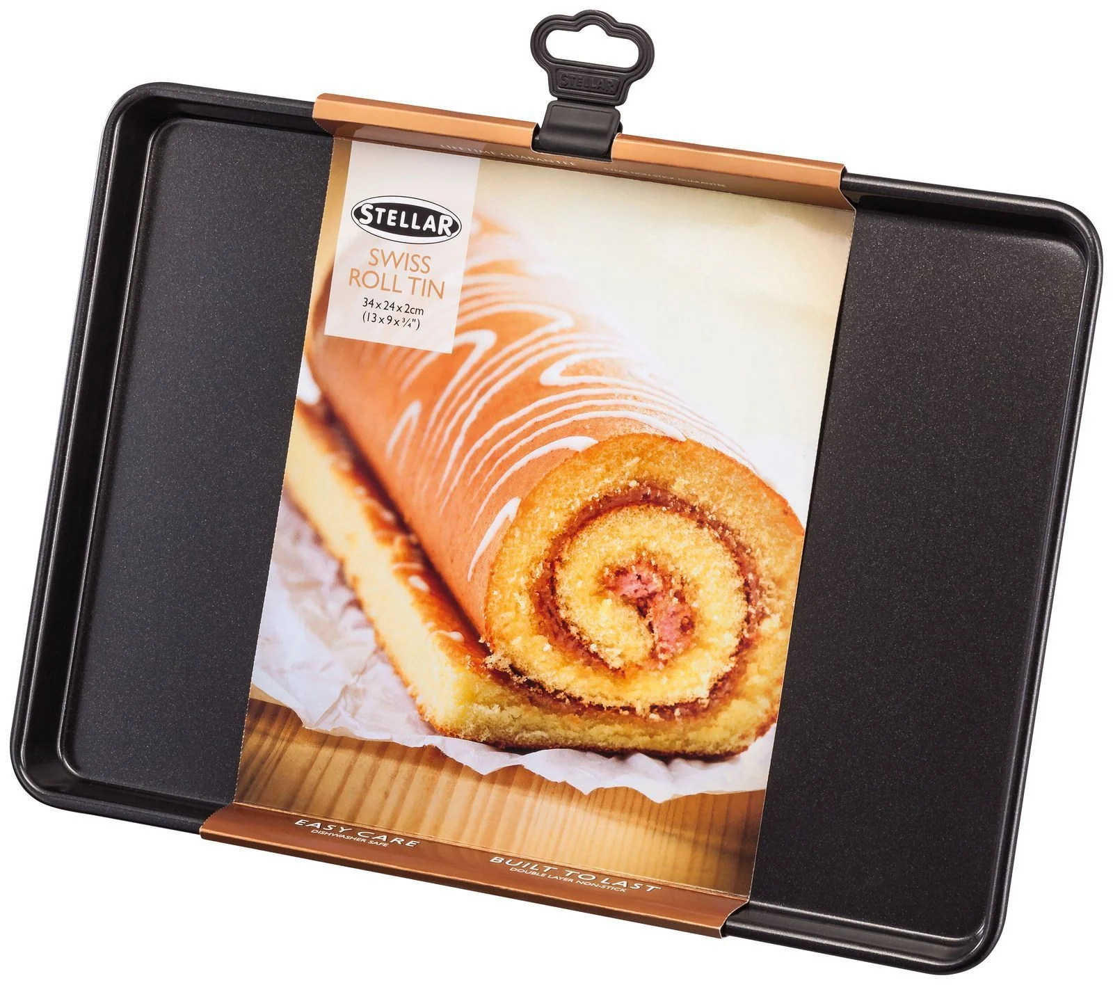 Stellar Bakeware, 33 x 23 x 2cm Swiss Roll Tin, Non-Stick. Dishwasher safe. - Image 3