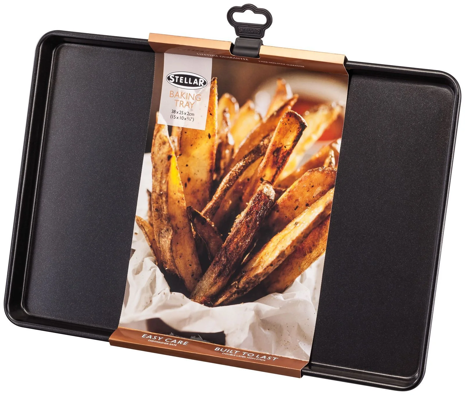 Stellar Bakeware, 38 x 25 x 2cm Baking Tray, Non-Stick. Dishwasher safe.