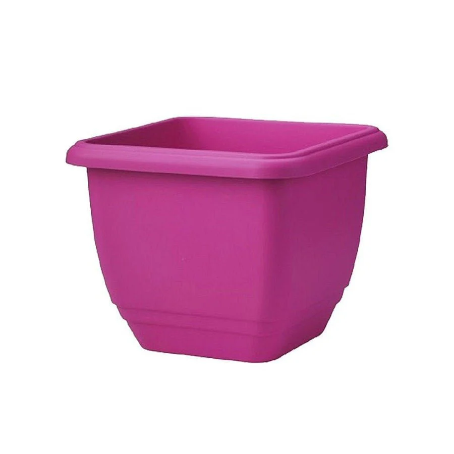 Stewarts 30cm Cherry Red Square Patio Planter