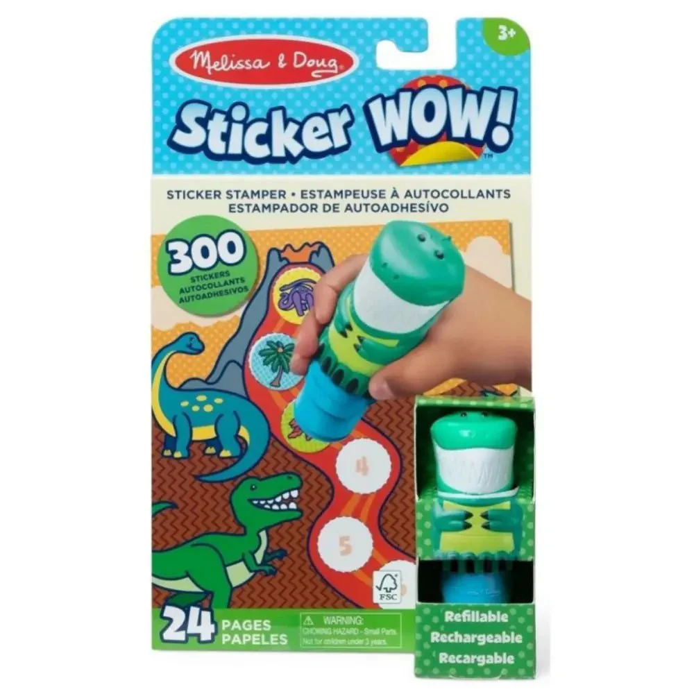 Sticker WOW! Activity Pad & Sticker Stamper – Dinosaur