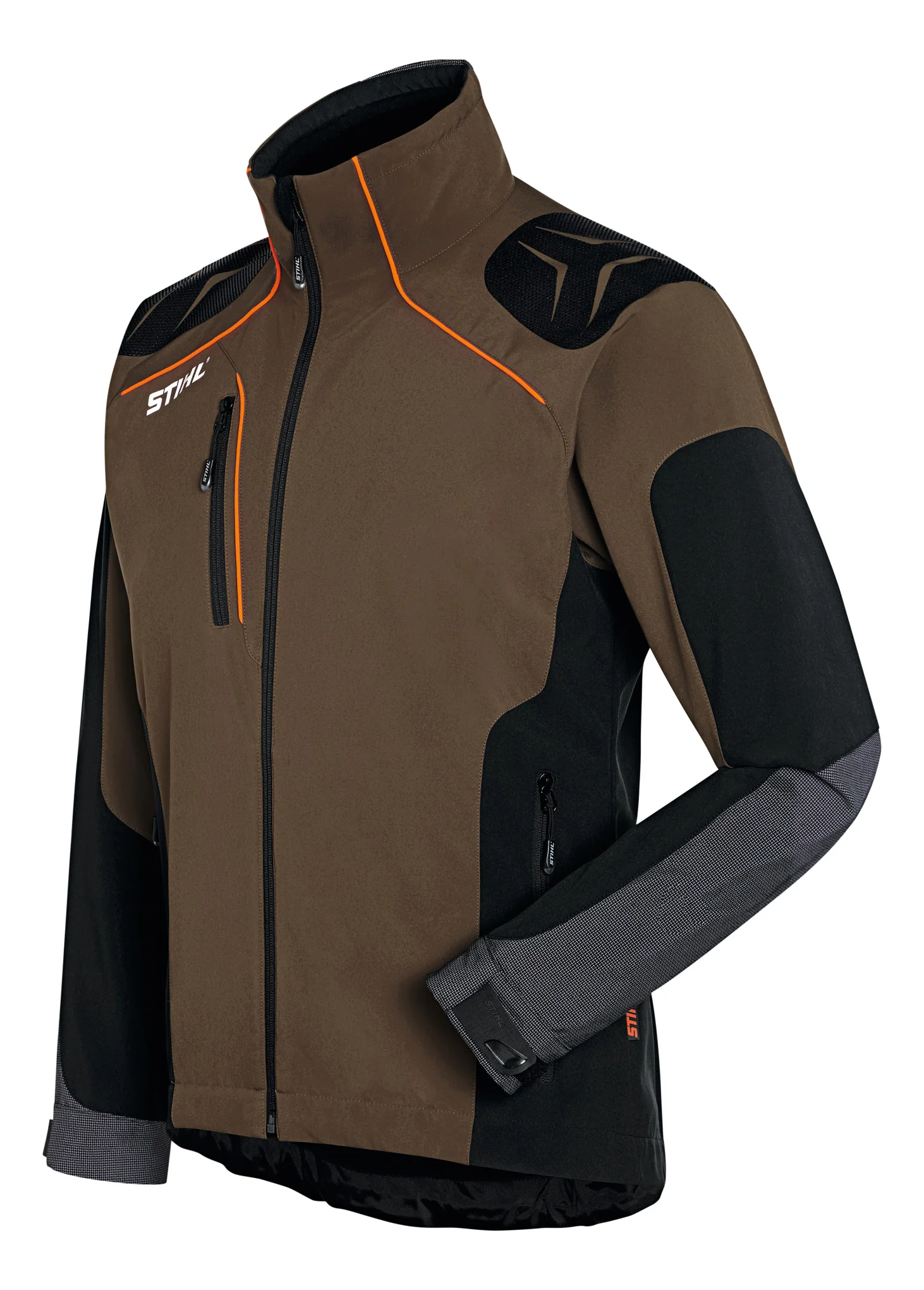 Stihl Advance X-Shell jacket - Peat / Black. Size Large (Chest 42) - 883351105 - Image 2