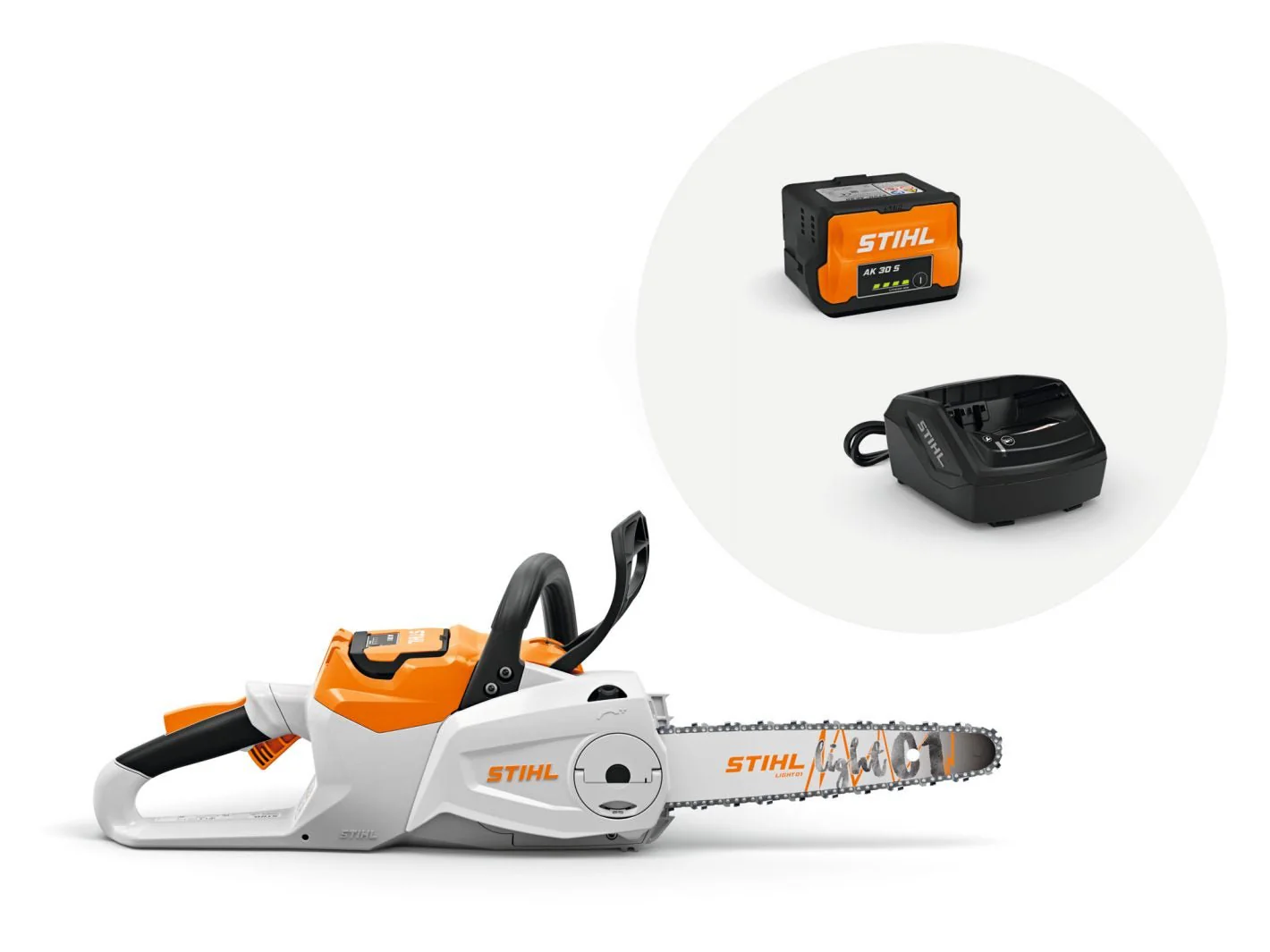 Stihl MSA 80.0 C Cordless Chainsaw (¼“ P - 14" Bar) - Set MA040115833