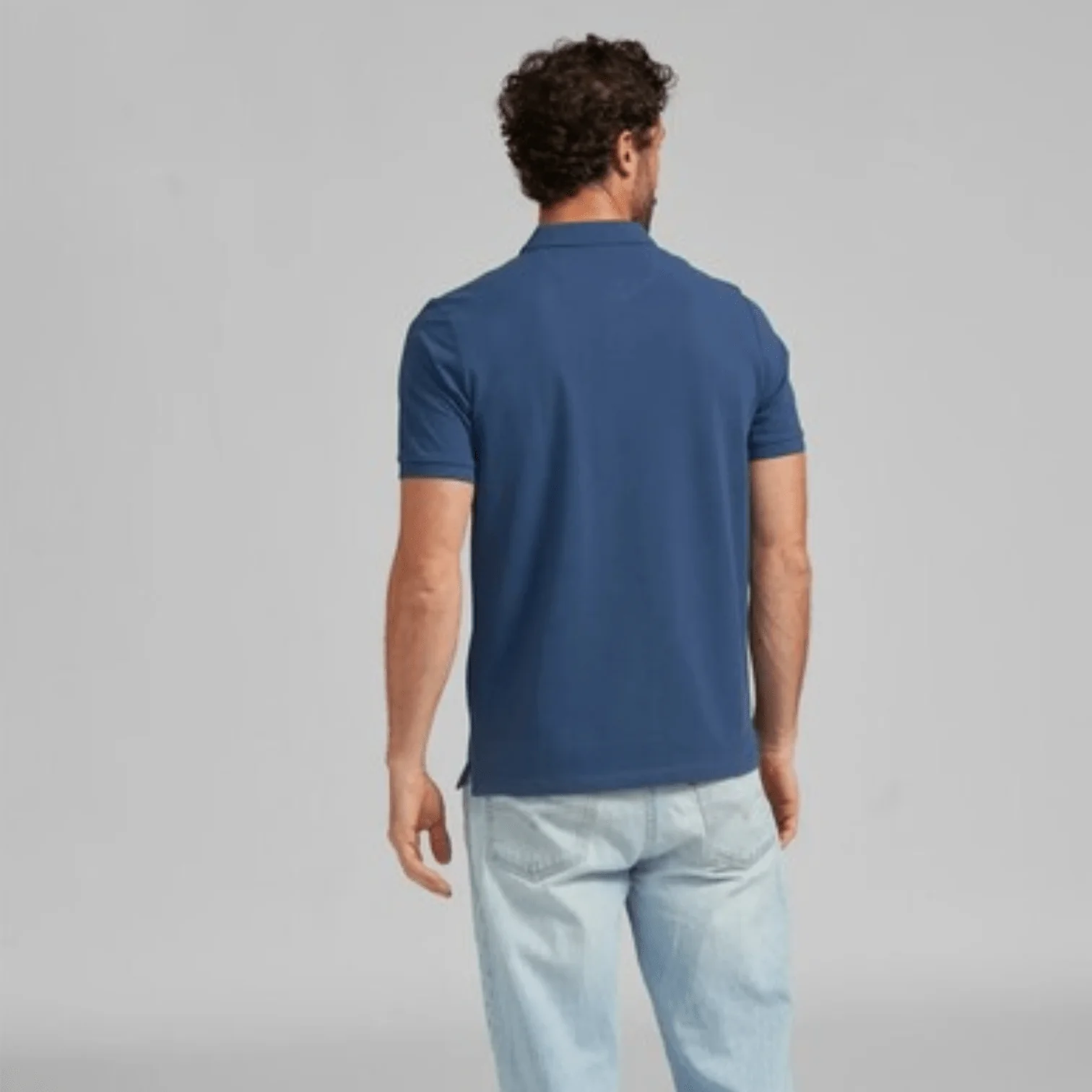 STIHL Polo Shirt Basic Blue XXL 04213011764 - Image 4