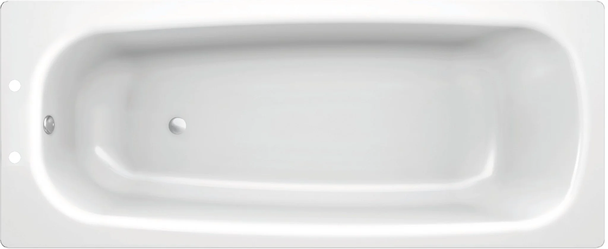 StrataSingle Ended Steel Bath L 1600 x W 700mm x D 390mm