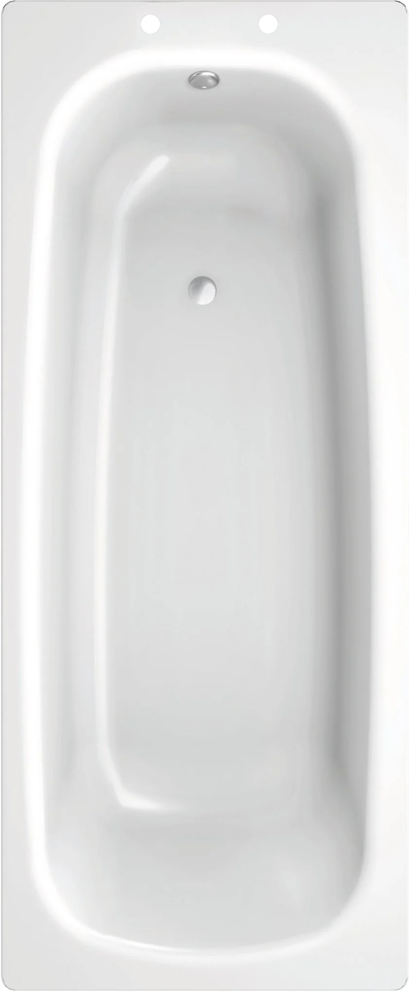 StrataSingle Ended Steel Bath L 1600 x W 700mm x D 390mm - Image 2