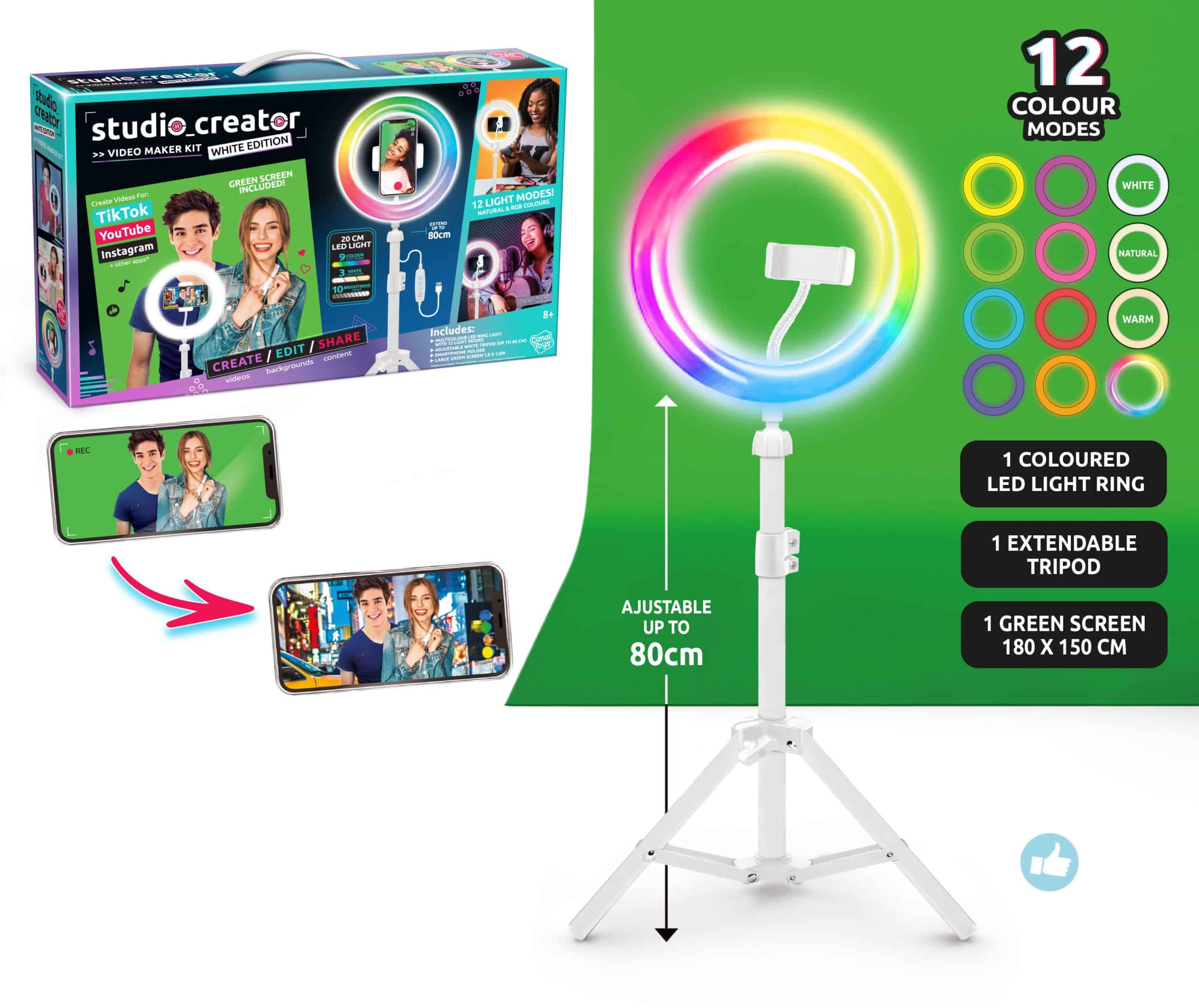 Studio Creator Video Maker Kit White Edition